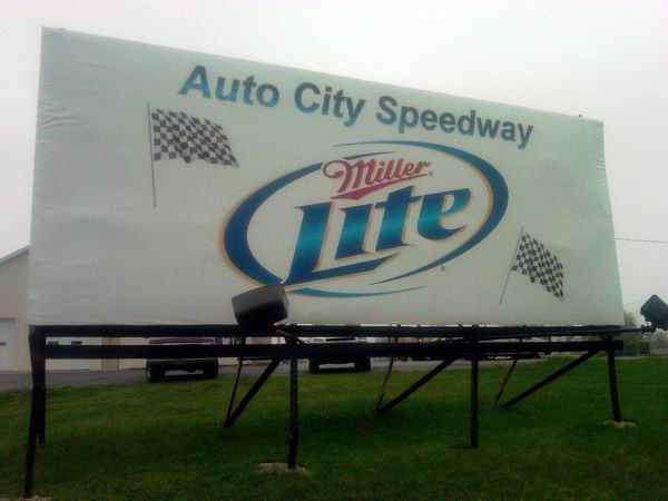 Auto City Speedway - Sign From Randy